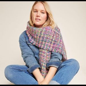 Anthropologie Nolan Tweed Scarf